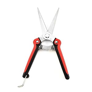 Gardening Pruning Shears,Clippers for Plants,Hedge Shears,Hand Gardening Plant Scissor Branch Trimmer Tools Non-Slip HandlevProfessional Premium Titanium Bypass Pruning Shears