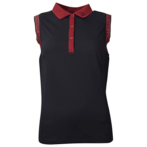 Polo sans manches femme Kingsland KLpaizley finitions premium bleu marine