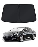 KUST Windshield Sun Shade for 2013–2017 2018 2019 Cadillac XTS Window Accessories Shade Sun Visor Cover Foldable Block UV Rays