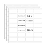 Trocken abwischbare Etiketten für Vorratsbehälter, Gläser, Gewürz-Etiketten,...