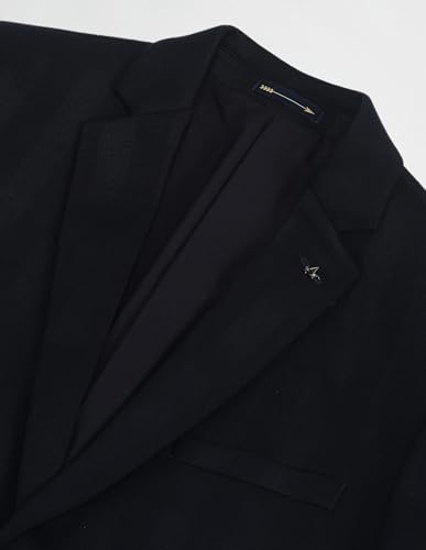 Image of Arrow Solid Pattern Blazer for Men - Plain Weave, Six Pockets & Double Button Closure Single Breasted Mens Blazer