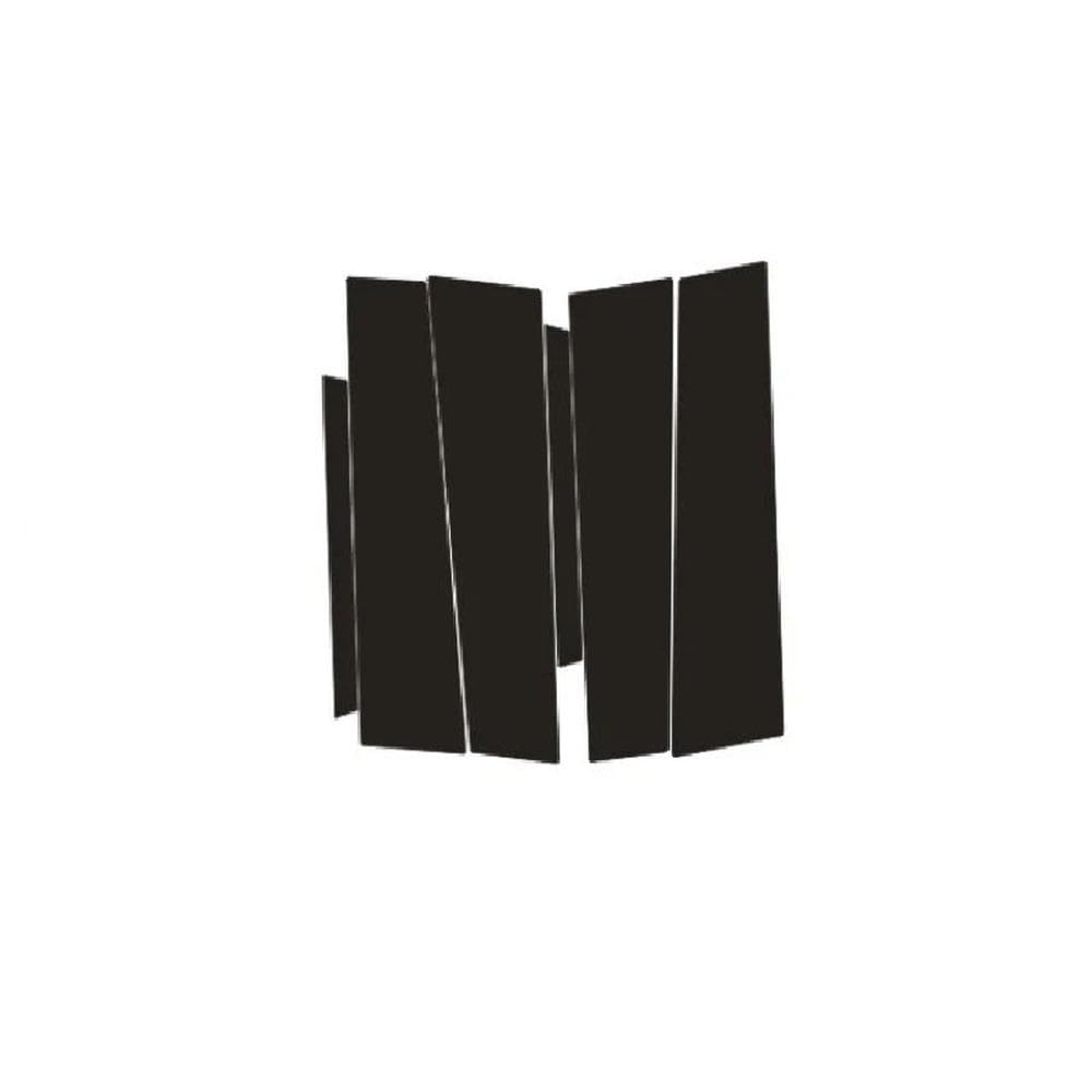 Bertdcx One Color For City Rs 2020-2023 6Pcs Window Trim Covers Center Film Column B C Pillar Posts Sticker Auto Parts