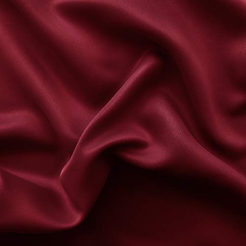 Image of DWCN Total Privacy Room Divider Blackout Curtain - Thermal Curtains for Patio Door, Living Room, Bedroom Partition and Shared Office Space, 1 Grommet Curtain Panel, 8.3ft Wide x 7ft Tall, Burgundy