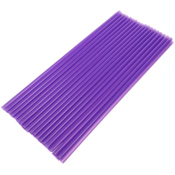 Image of Healeved 200PCS Purple Straws, 10.2 Inch Extra Long Disposable Plastic Drinking Straws for Birthday Wedding Hawaiian Swimming Pool Party Cocktails, Juice, Water, Iced Tea, Beverages