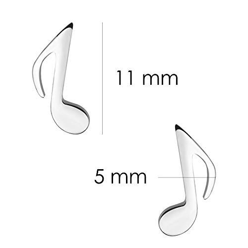 SOFIA-MILANI-Pendientes-para-Mujeres-en-Plata-de-Ley-925-Pendientes-de-Nota-musical-20673