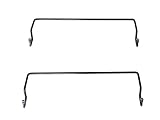 ACCESSOIRES-LITERIE ARRÊT DE Pied pour Cadre MÉTAL 30 X 30 mm Gris 2 pièces (NE Convien...