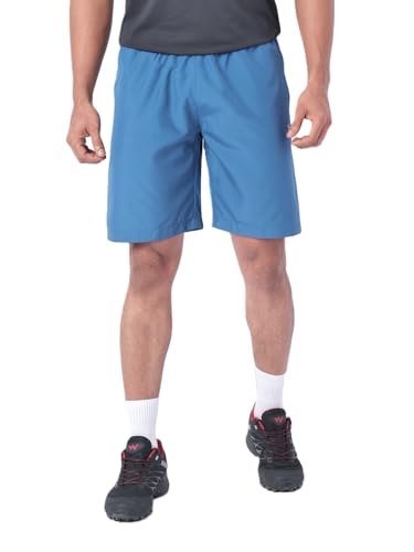 Image of Wildcraft Men's Solid Regular Fit Shorts| Mid Waist with Adjustable Drawcord