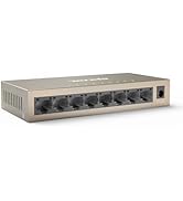 Tenda TEG1008M, 8 Port Gigabit Switch, Unmanaged Ethernet Switch with Traffic Optimization, Plug ...