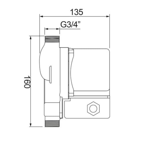 Pressurizador de Água Pl12 12 MCA 220V, Lorenzetti, 7541021, Vermelho/Preto, Pequeno