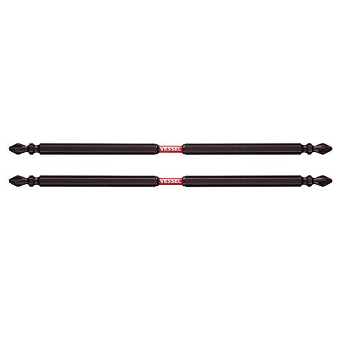 ベッセル(VESSEL) サキスボ トーションビット 両頭 +2×φ4×200mm 2本組 SST142200