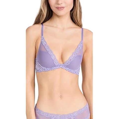 Natori Feathers Contour Plunge Bra in Purple Haze Cover