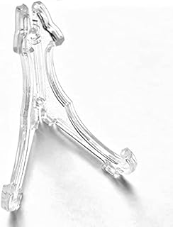 geo-versand 5 sztuk 57 mm – stojak na monety, 2 rozmiary, akrylowy plastik, składane, duże monety Geocoin Coins (5 sztuk, 57)