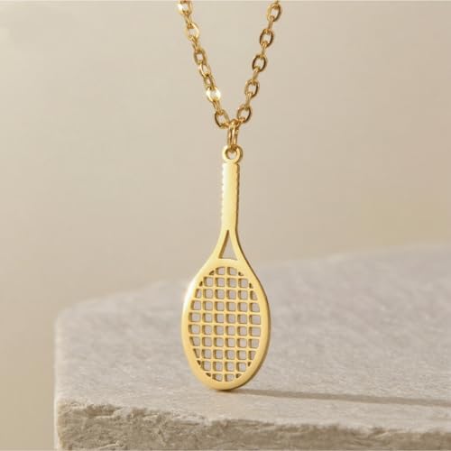 Sports Pendant Necklaces Baseball Softball Volleyball Basketball Soccer Football Tennis Racket Pendant Necklaces for Women Men Jewelry for Women Men4