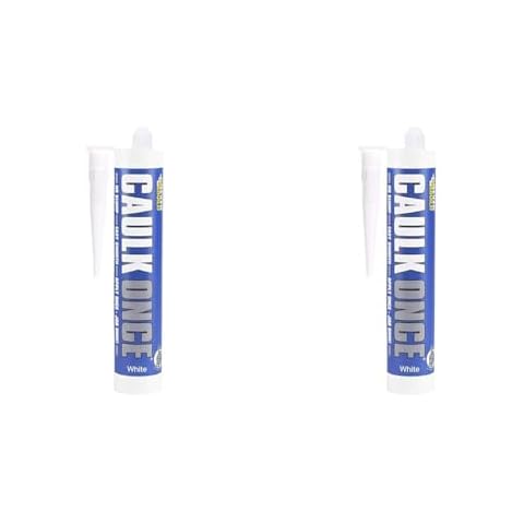 Sika Caulk Once White, 295 ml - Pack of 2 Cover