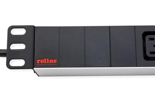 Roline 19.07.1627 Prolunghe E Multiple Interno 2 M 8 Presa(E) Ac Alluminio - Multiprese (Interno, 2 M, 8 Presa(E) Ac, Accoppiatore C13, Alluminio, Alluminio. - 3