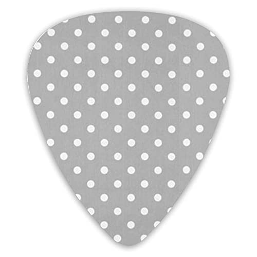 Médiators de guitare à pois gris et blanc Pics de guitare à motif à pois 12 paquets – Variété de médiators de guitare… - Les Beatles, Paul McCartney, John Lennon, RIngo Starr, George Harrison Médiators de guitare à pois gris et blanc Pics de guitare à motif à pois 12 paquets - Variété de médiators de guitare…