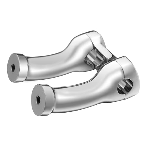 Réhausses de guidon en alu usiné pour pontets rigides V-Star 650 1100 Custom