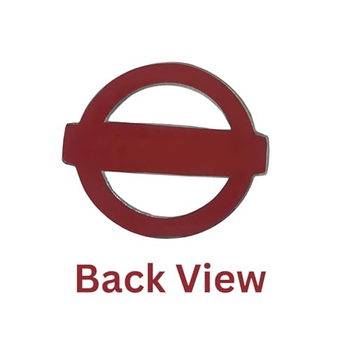 SKM Emblem Chrome Finish Logo Monogram Compatible Fits Micra Cars XL/XV Model Front & Rear Logo