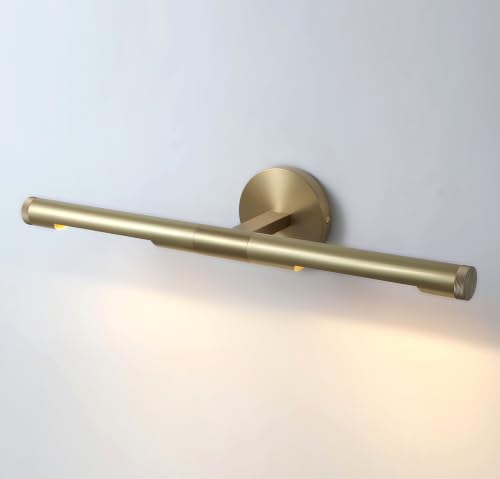 Image of 22 Inch Hardwired Brass Picture Light for Wall, Wall Art Light, Wall Light for Pictures, Art Light (Bulb Included)
