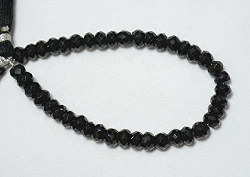 Spinelle noire en perles briolettes de qualité supérieure pour joaillerie fine
