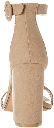 YOKI-FRIDAY Women's Single Strap High Heel, Beige, 10 M US | Image 2
