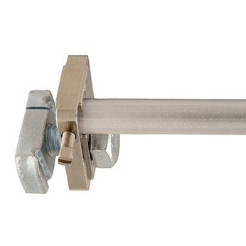 Cole-Parmer 916130 Channel Connector, Nickel-Plated Zinc, Holds 1.61" Thick Channels