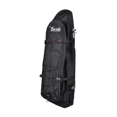 LeeQinersw Storage Bag for Fins, Snorkel Fin Carrying Backpack Made of Breathable Nylon, Ideal for Spearfishing and Diving