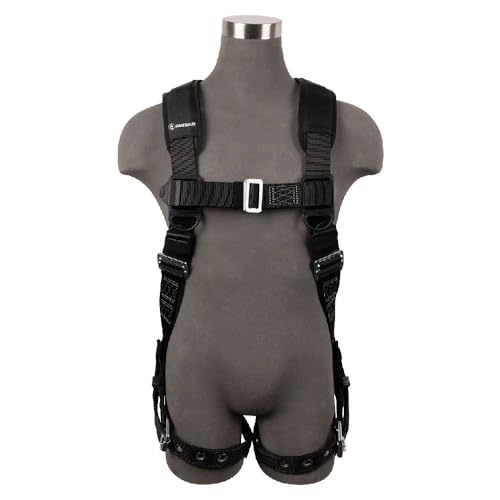 SafeWaze SW99280-HW-5X Heavyweight Full Body Harness: 1D MB Chest, TB Legs (5X)