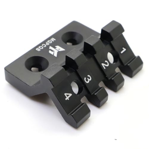 RALSPEC Aluminium M-LOK Offset 20mm Weaver Picatinny Rail 3 Slot Mount