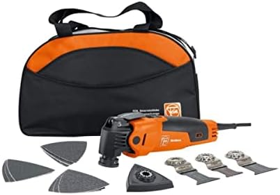 Fein Multimaster Tool MM 500 Start Q Oscillating Kit - 350W High-Performance Corded Multi Tool for Interior Construction and Renovation - Includes Nylon Bag - 72295264090