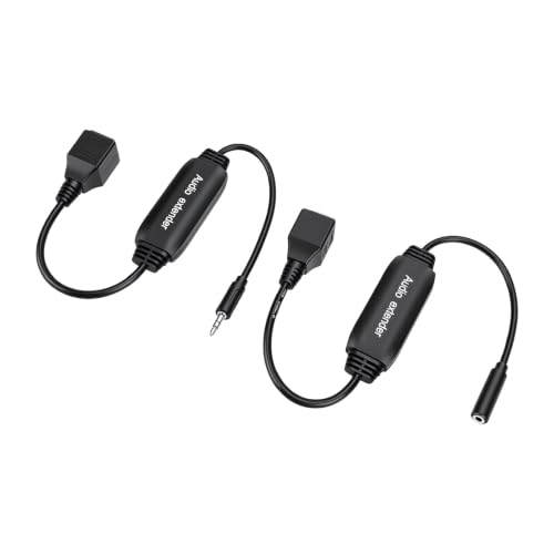 Extensor de audio 3.5mm a RJ45 que elimina interferencias a 500m