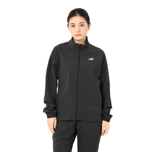 new balance(ニューバランス) レディース ストレッチウーブンジャケット (AWJ55666) 日本限定 ストレッチ 伸縮性 速乾 ドライ UV対策 UPF 紫外線対策 ウィンド ウィンブレ
