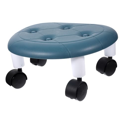 Mini tabouret multifonction pivotant avec assise basse en plastique - 2