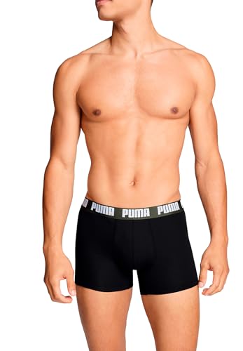 Calzoncillos tipo bóxer Puma Everyday ropa interior masculina transpirable pack de 4 2