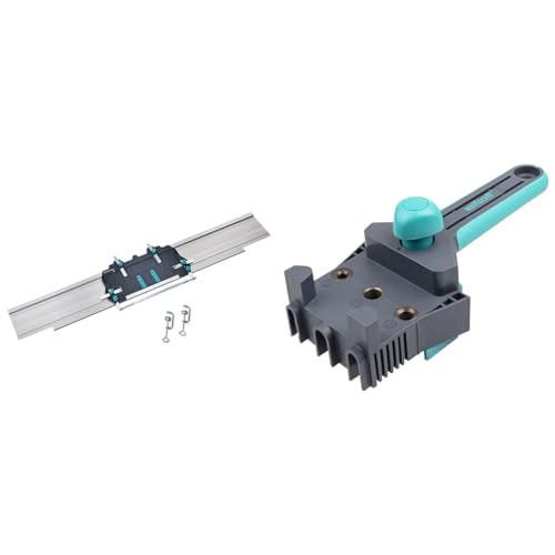 Rail de guidage pour scie circulaire wolfcraft avec guide perçage bois - 2