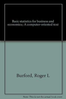 Hardcover Basic statistics for business and economics;: A computer-oriented text Book