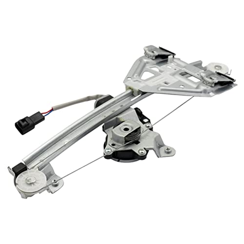 Image of TRQ Rear Right Power Window Regulator & Motor Assembly Passenger Side Compatible with 2003-2007 Cadillac CTS GM1551120
