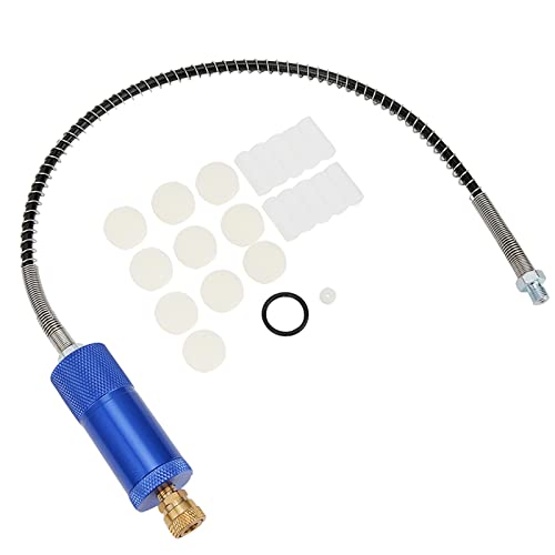 POENVFPO Oil Water Separator Filter, with 8mm Female Connector Spring Hose - Image 2
