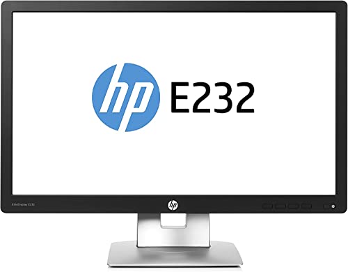 HP EliteDisplay E232 23-Inch Monitor (M1N98A8ABA) IPS w/LED backlight, 1920x1080 @60Hz, 96PPI (Renewed)