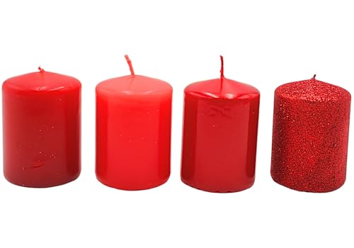 Dekohelden24 Adventskerzen, Stumpenkerzen,...