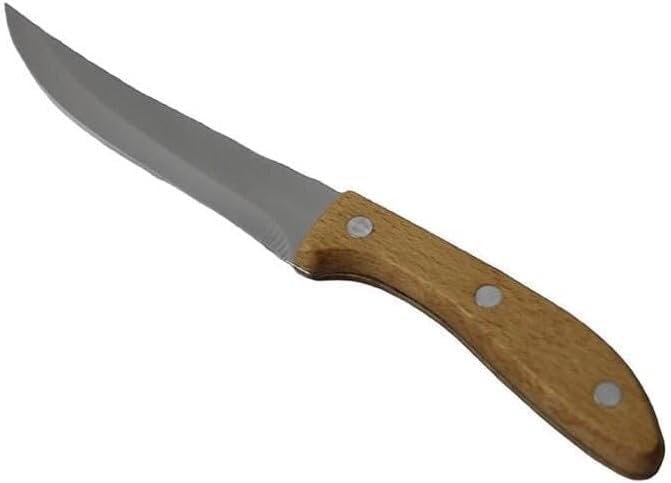 Stainless Steel Kitchen Knife Set with Wooden Handle, 3 Pieces, Blade Lengths 10cm, 13cm, 15cm 2026 - view 5