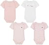 Pack de 4 bodies de manga corta para bebé niña de Tommy Hilfiger 4