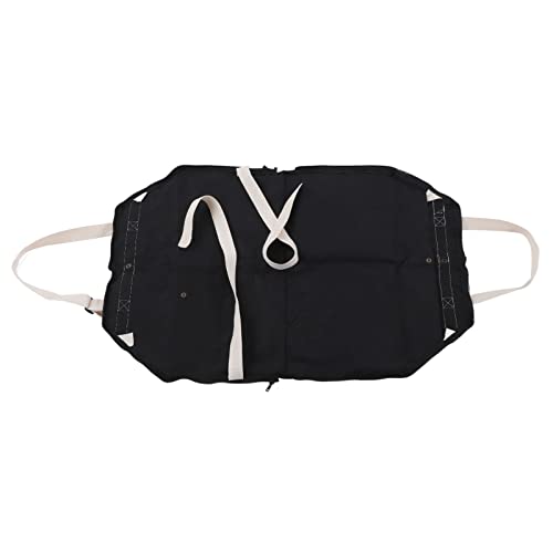 NDNCZDHC Shop Apron, Multifunctional Oxford Cloth BBQ Apron, Durable Wear Resistant Apron, Waterproof Dustproof Adjustable Strap Woodworking Apron