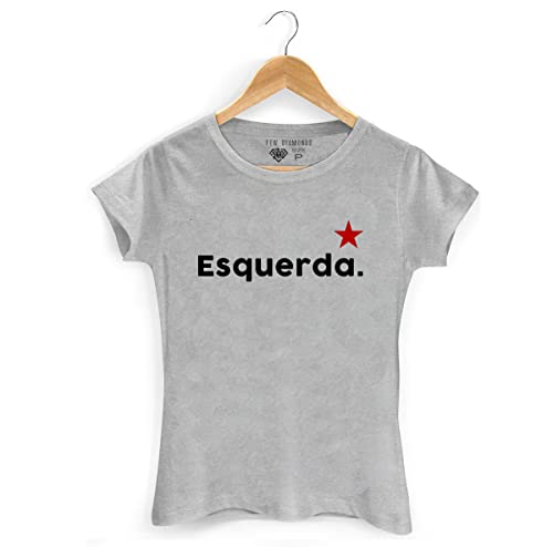 Camiseta Esquerda - Partido Dos Trabalhadores Pt Lula 2022 (M, Branca - Babylook)