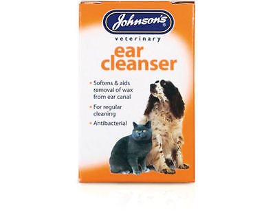 Ear Drops or Cleanser for Dogs/Cats Kills Ear Mites Drops Wax Softner (Ear Cleanser 18ml)