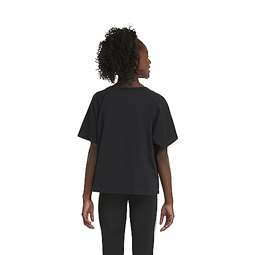 adidas Girls' Short Sleeve Raglan Loose Box Tee4