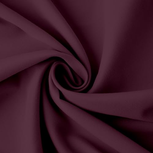 Image of HBHLFZ Crib Sheets for Boys, Girls, 28x52 Inch Fitted Crib Sheet - 8 Inch Deep Pocketed Fixed Sheet - Soft and Comfortable Microfibre - Fits Standard cot and Toddler mattresses, Burgundy