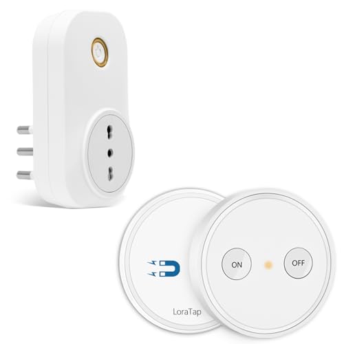 Interruttore Luce Senza Fili 230V - 2 Interruttori + 1 Ricevitore, Impermeabile IP44, Portata 30m, Per Lampade - Foto 6