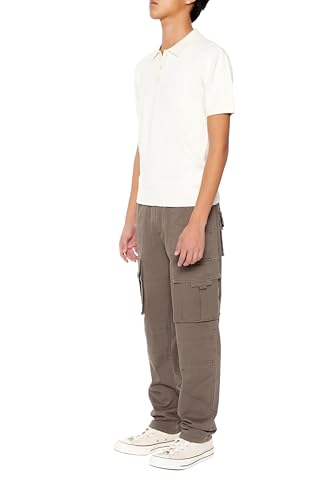Forever 21 Men's Slim-fit Drawstring Cargo Pants3