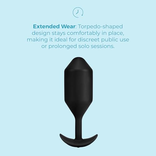 Image of b-Vibe Vibrating Snug Plug 1 - Butt, Sex Toys (Black / 6.5 inch - XX-Large)
